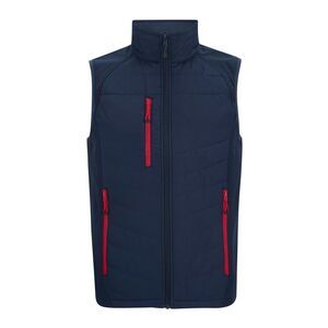 Regatta Mens Full Zip Vest / Navy/Classic Red
